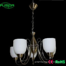 European Style White Glass Chandeliers Lighting Pendant Lamp
